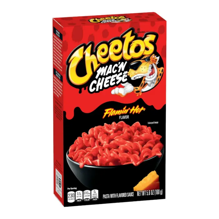 Cheetos Flamin' Hot Mac 'n Cheese Box 5.6oz 12x160g