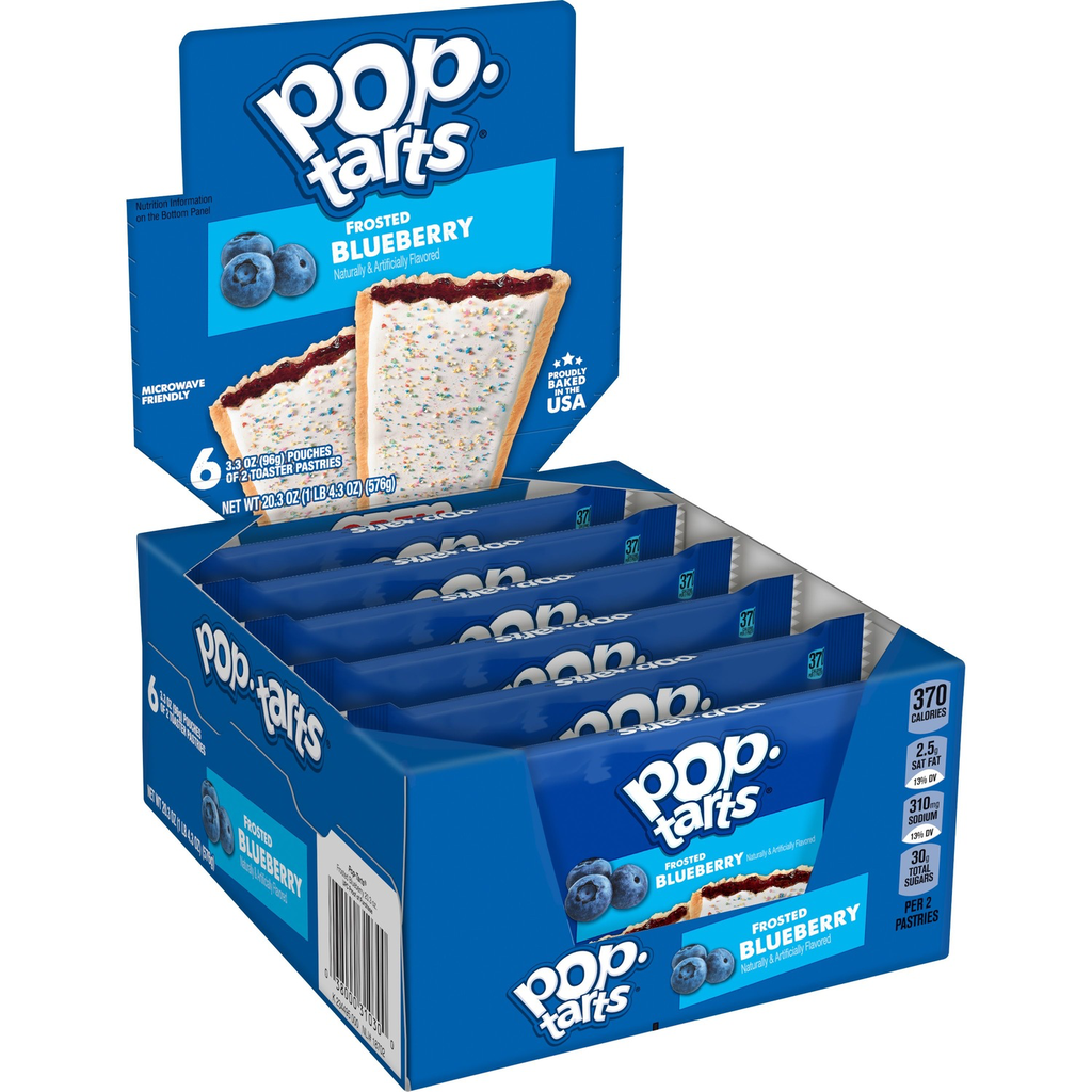 Pop Tarts Frosted Blueberry 6x96g 