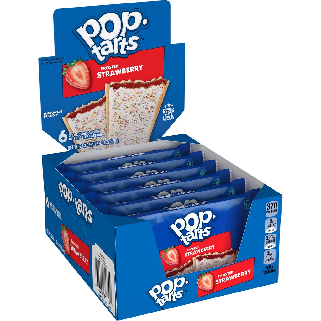 Pop Tarts Frosted Strawberry 6x96g
