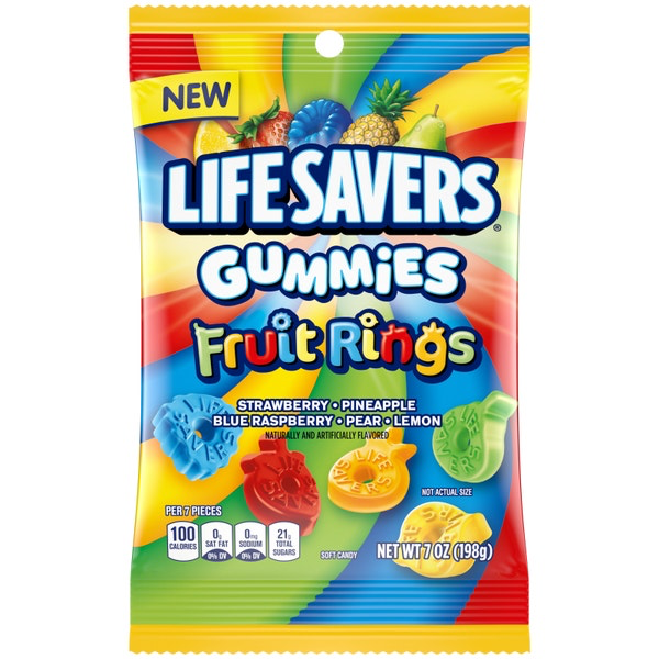 Life Savers Gummies Fruit Rings 12x7oz