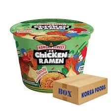 KOST Kimchi Chicken Flavour Stir Fried Noodle bowl 12x107g