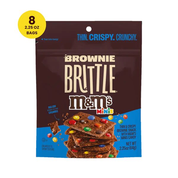Brownie Brittle M&M Minis 8x64g