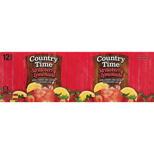 Country Time Strawberry Lemonade 24x355ml