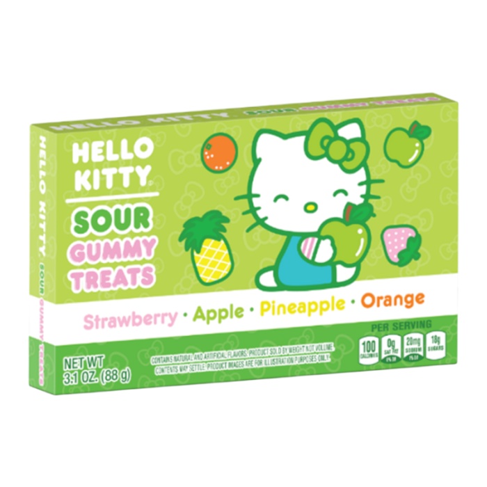 Hello Kitty Sour Gummi Treats Theatre Box 12x88g