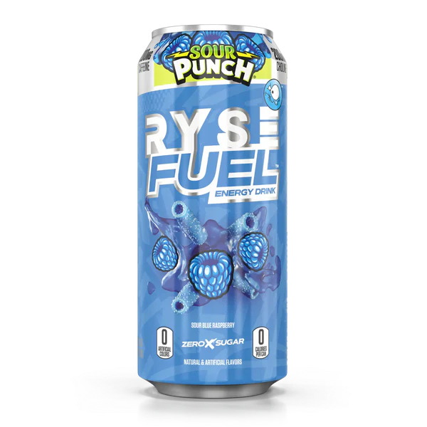 RYSE Fuel Sour Punch Blue Raspberry 12x473ml