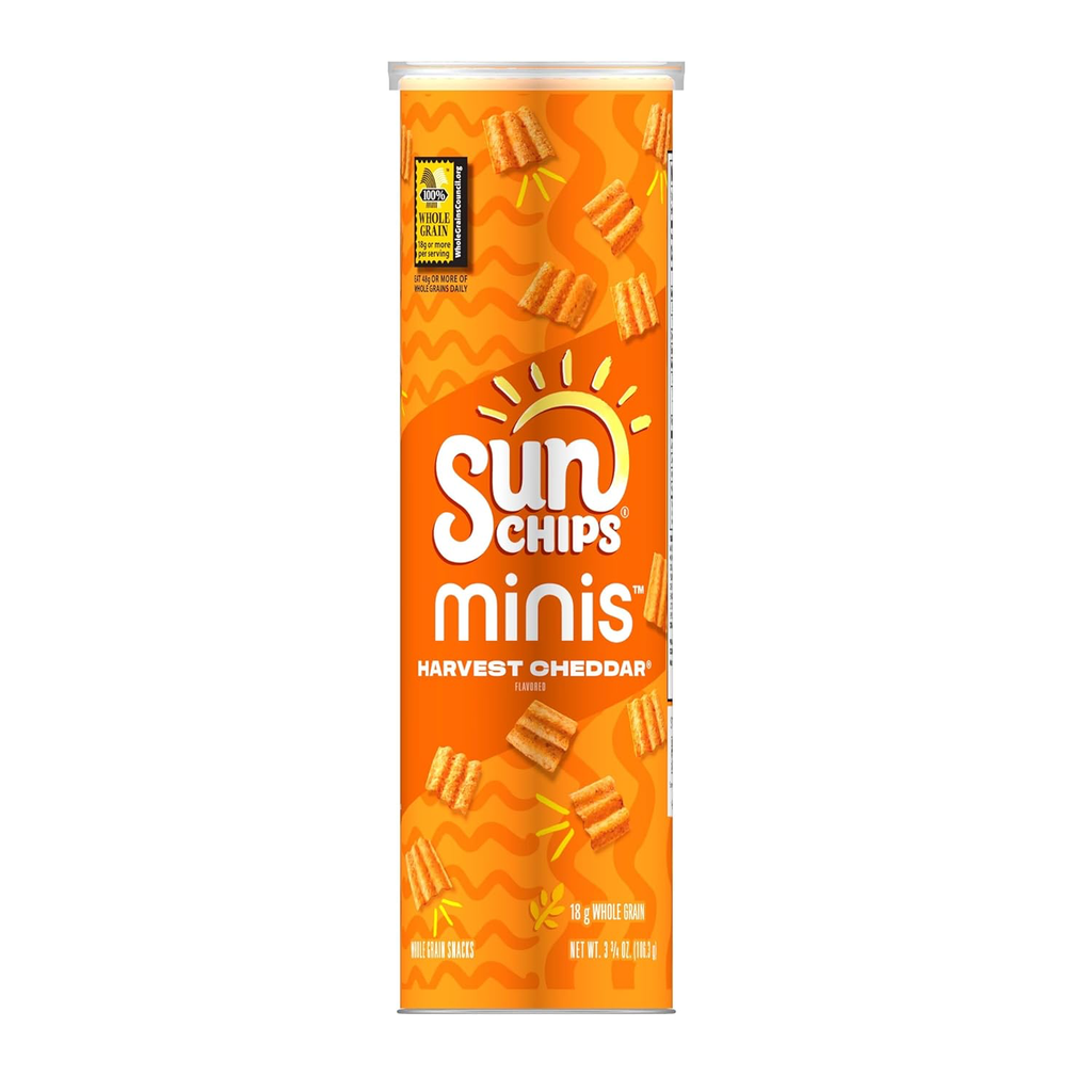 Fritolay Sunchips Cheddar Canister 12x106.3g Expiry 10.2.26