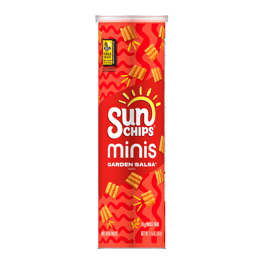 Fritolay Sunchips Garden Salsa Canister	12x106.3g Expiry 26.2.26