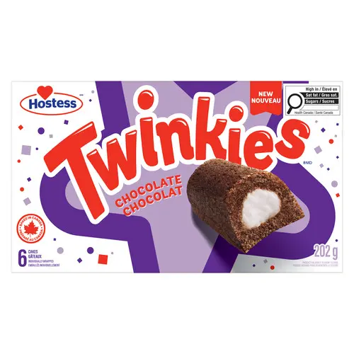 Hostess Twinkies Chocolate 6 Cakes 1x202g
