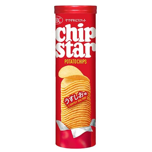 YBC Chip Star Potato Chips Lightly Salted 6x105g
