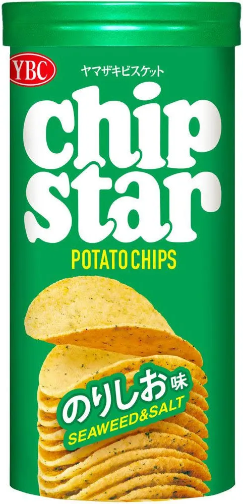 YBC Chip Star Potato Chips Seaweed & Salt 8x45g