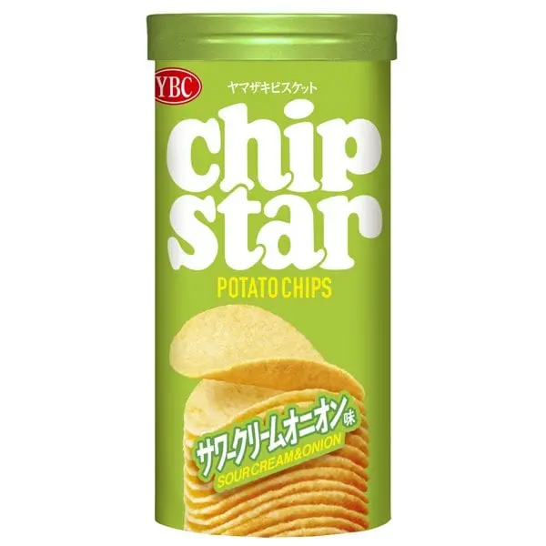 YBC Chip Star Potato Chips Sour Cream & Onion 8x45g