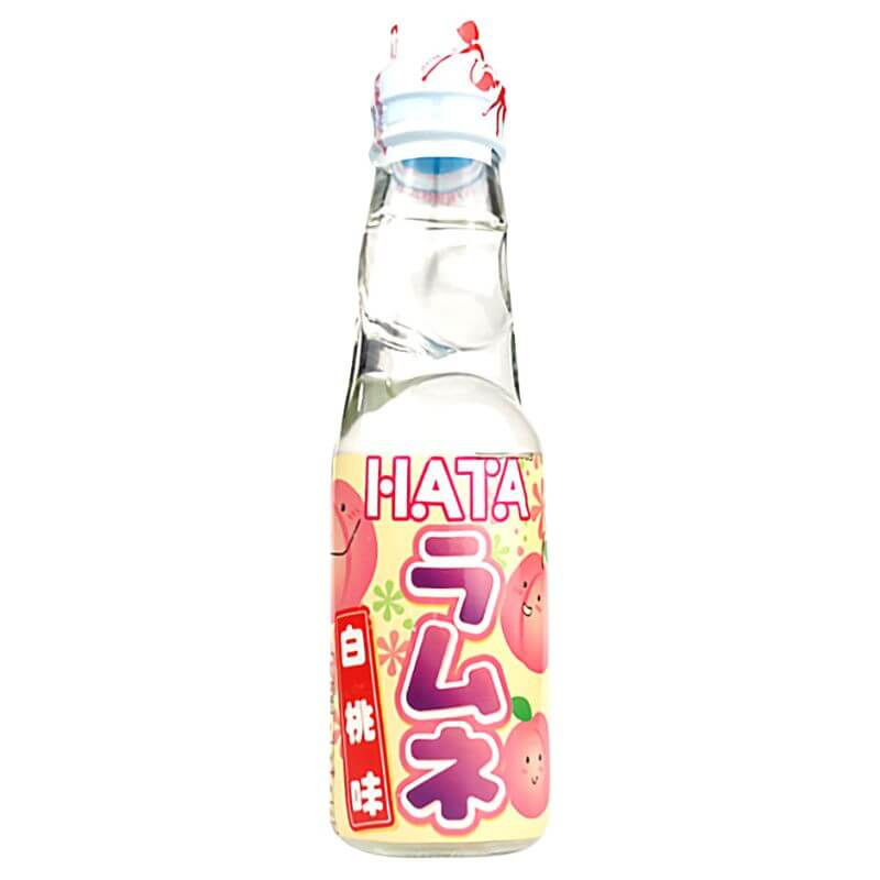 HATA KOSEN Bottle Ramune White Peach 30x200ml