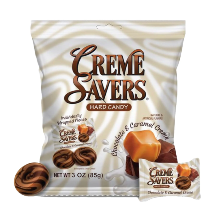 Crème Savers Chocolate & Caramel Creme 12x85g
