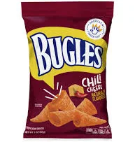 Bugles Snacks Chilli Cheese 6x85g