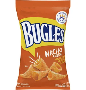 Bugles Snacks Nacho Cheese 6x85g