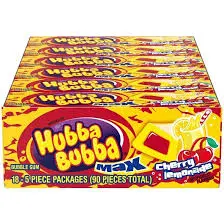 Hubba Bubba Max Cherry Lemonade 18x5CT