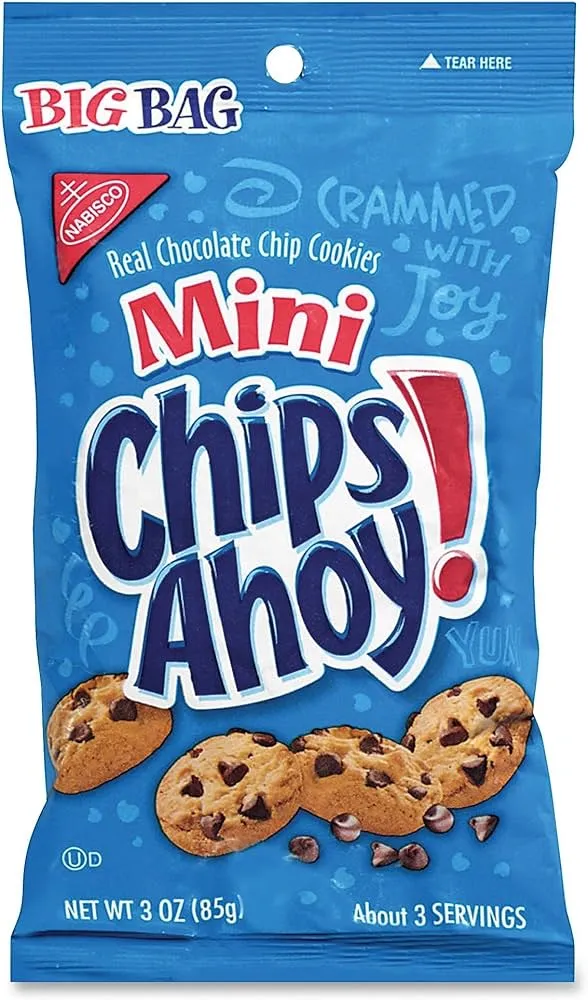 Chips Ahoy Minis Chocolate Chip Cookies Bags 12x3oz