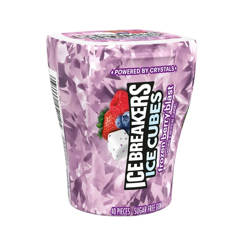ICE BREAKERS ICE CUBES FROZEN BERRY BLAST GUM 6CT