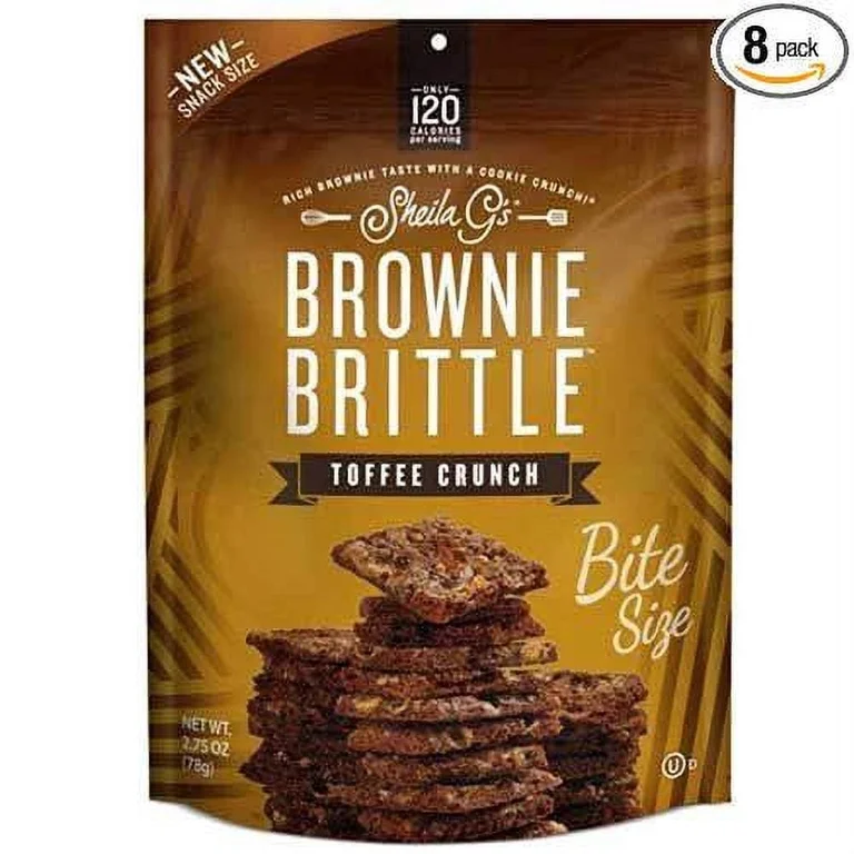 Brownie Brittle Toffee Crunch 8x78g