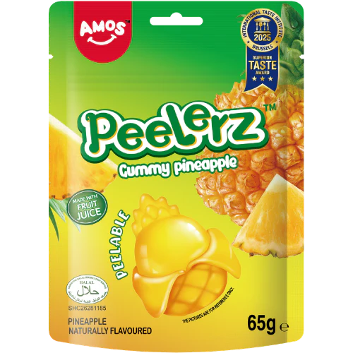 Amos Peelerz Pineapple (Halal) 12x65g