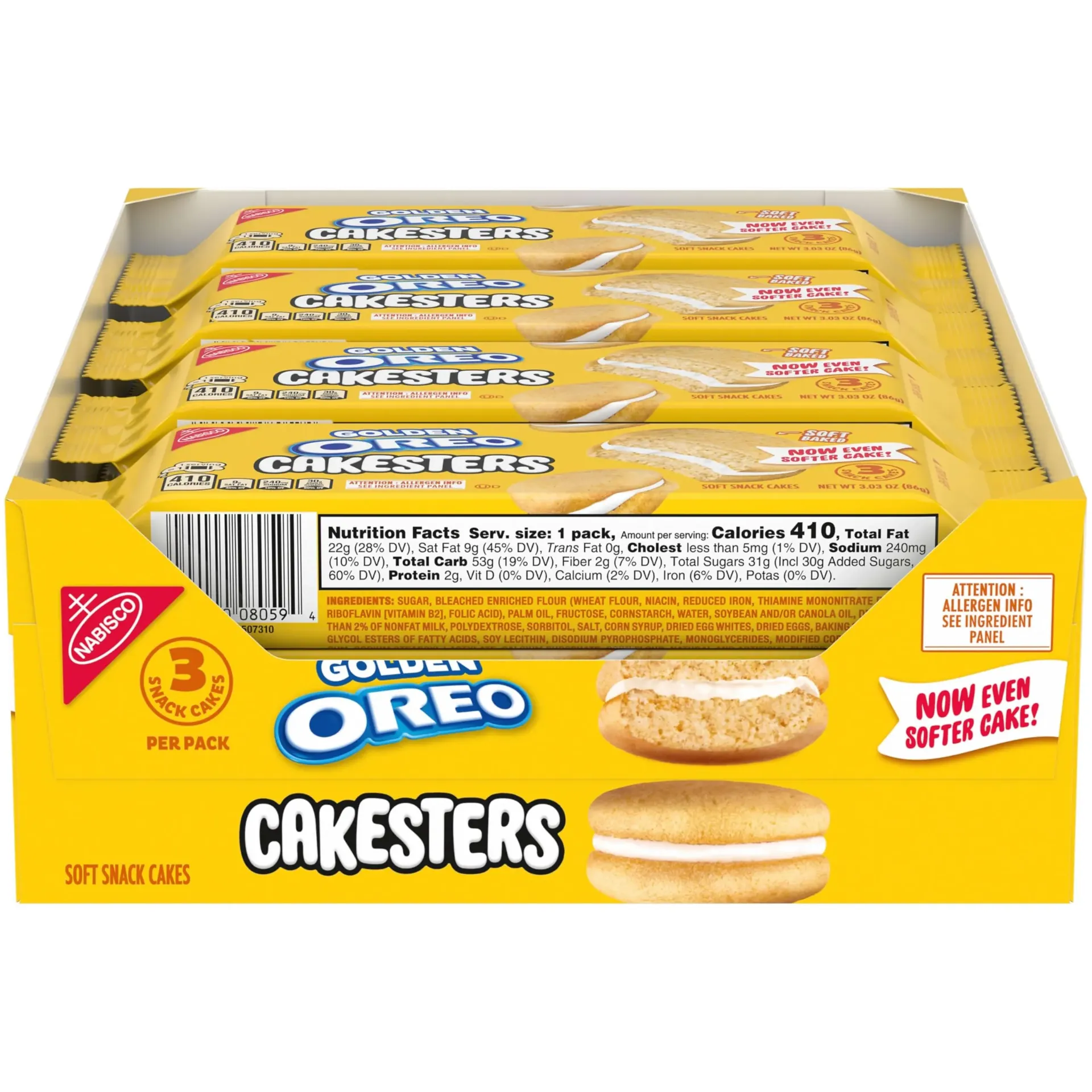 Oreo Golden Cakesters 8x3.3oz