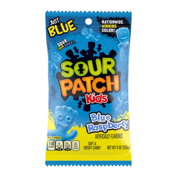 Sour Patch Kids Blue Raspberry Peg Bag 12x226g
