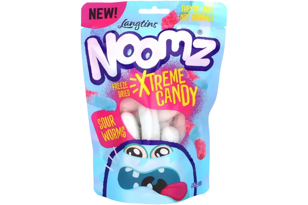 Noomz Sour Worms 12x55g
