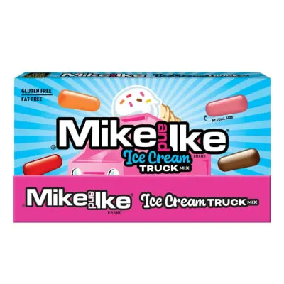 Mike & Ike Ice Cream Truck Theater Box 12x120g