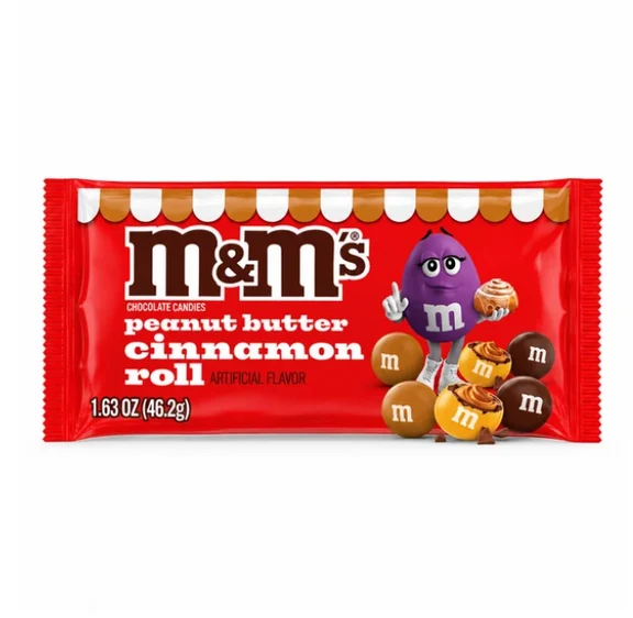 M&M's Peanut Butter Cinnamon Roll 24x46g