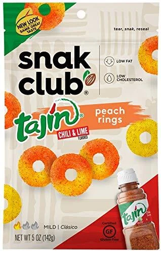 Snack Club Tajin Pineapple Rings 6x142g