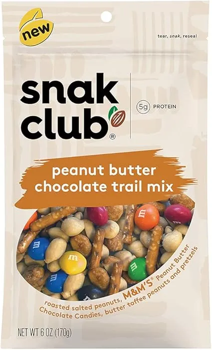 Snack Club Tajin Peanut Butter M&M Chocolate Trail Mix 6x170g