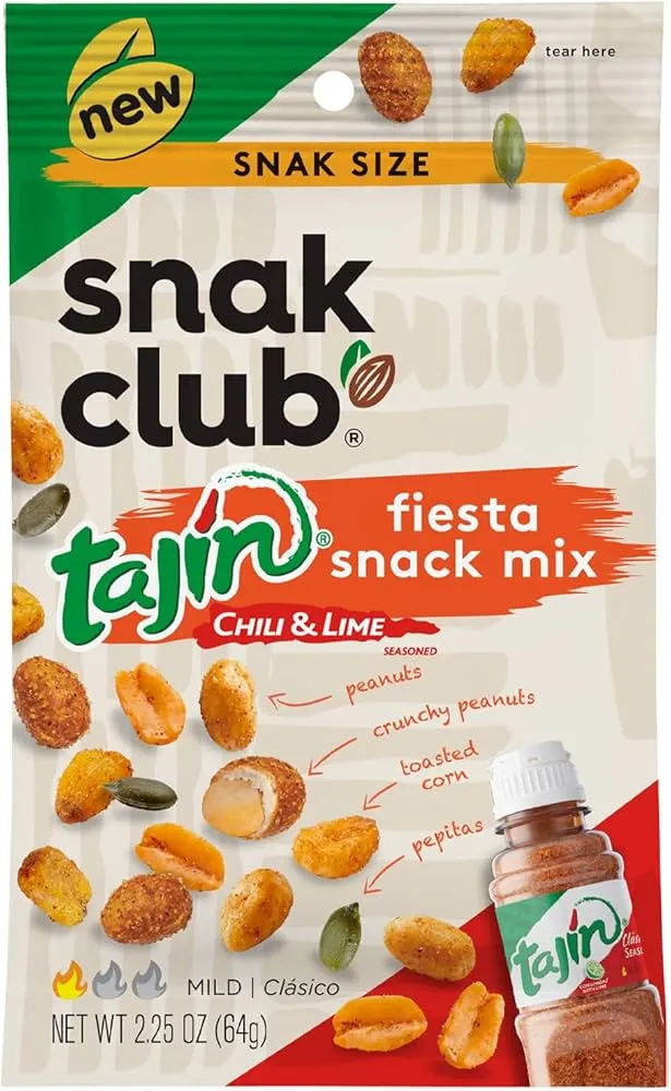 Snack Club Tajin Fiesta Snack Mix 12x64g