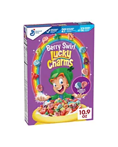 General Mills Berry Swirl Lucky Charms Cereal 10.9oz - 12x309g