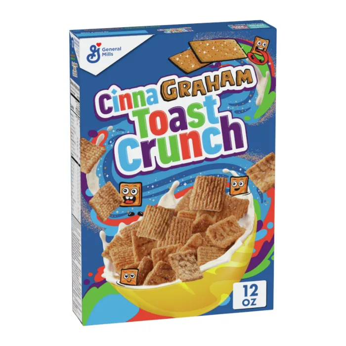General Mills Cinna-Graham Toast Crunch Cereal Canadian 12x340g