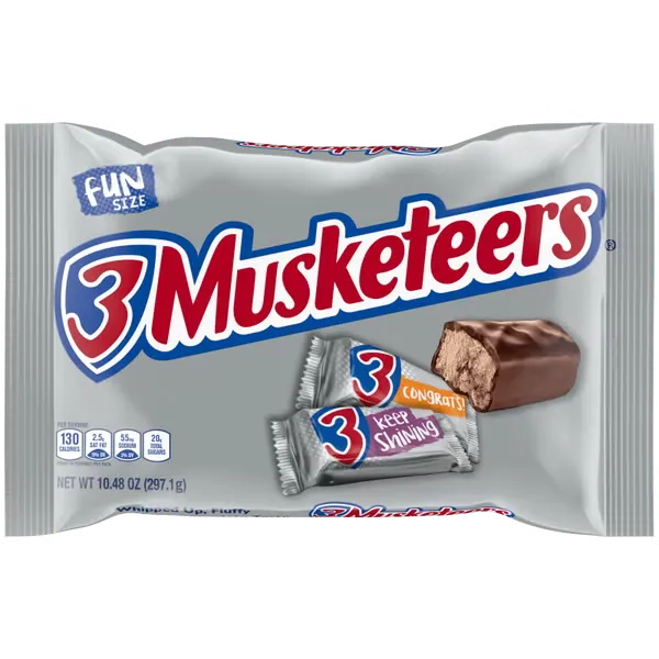 3 Musketeers Fun Size 5 Pack 24x65g