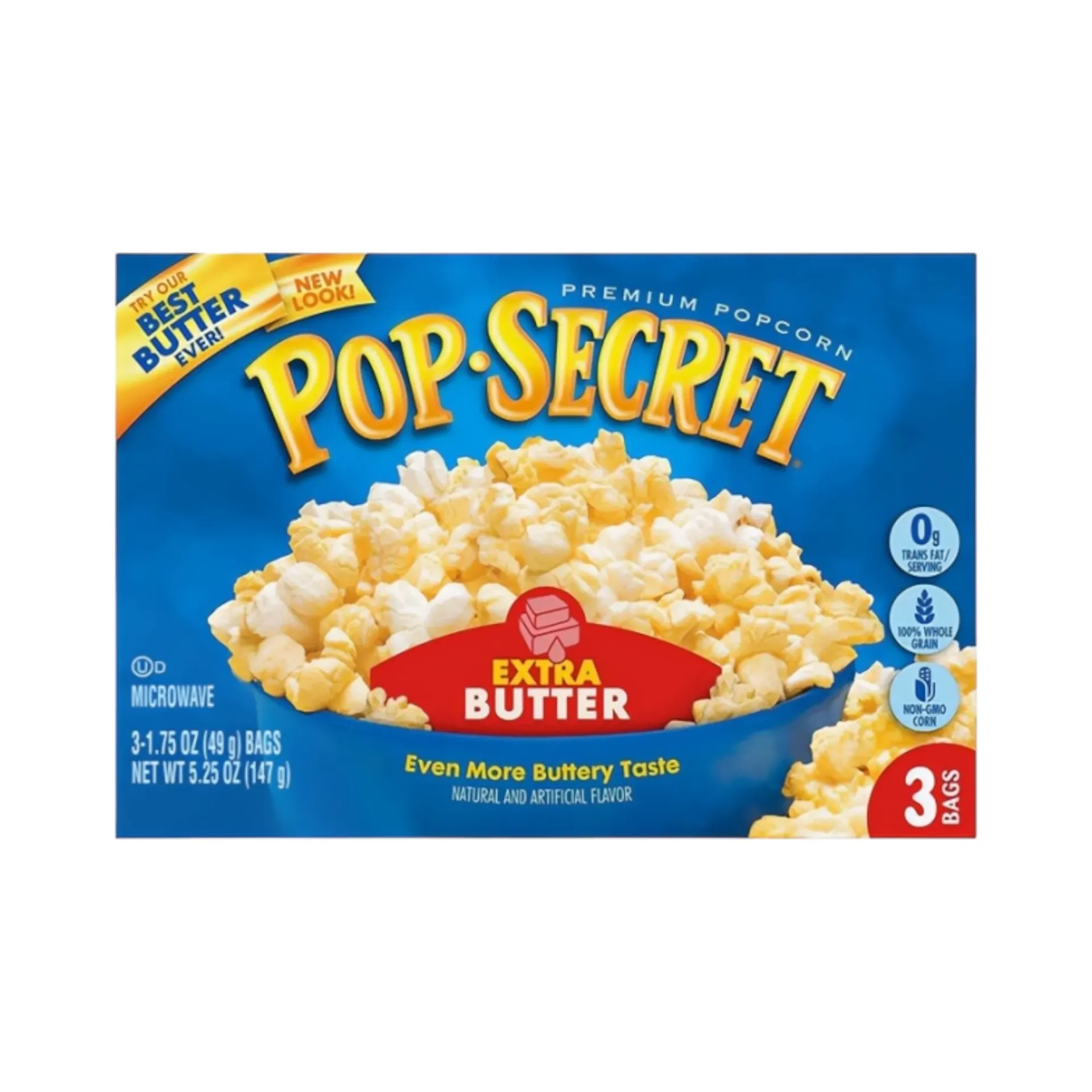 Pop Secret Extra Butter Popcorn 12x147g