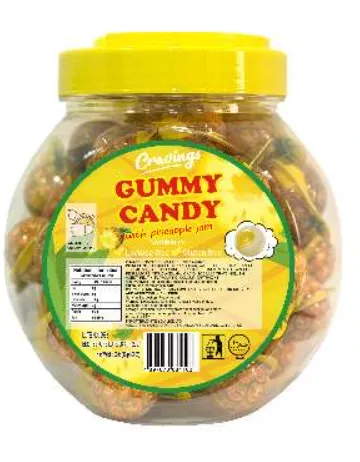 Gummy Candy Jar Pineapple Jam 1x50pc