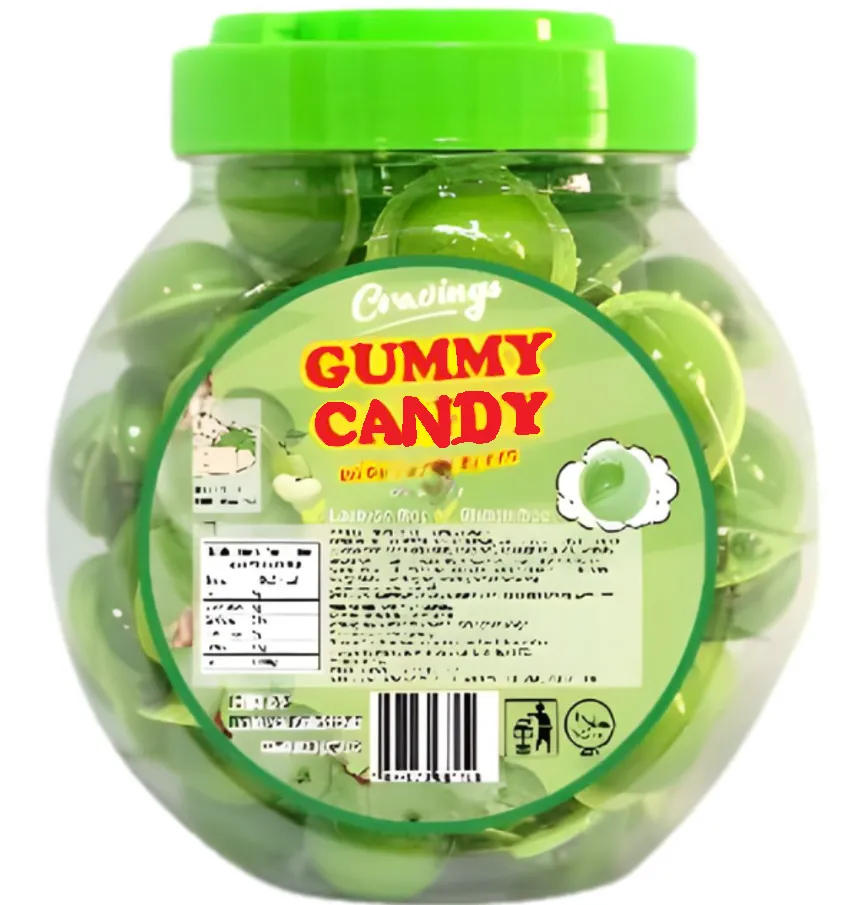 Gummy Candy Jar Apple Jam 1x50pc