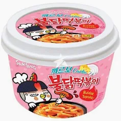 Samyang Buldak Carbonara Flavour Topokki 16x185g