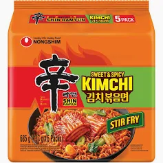 NongShin Kimchi Sweet & Spicy (Stir Fry Multi) 5x8x137g