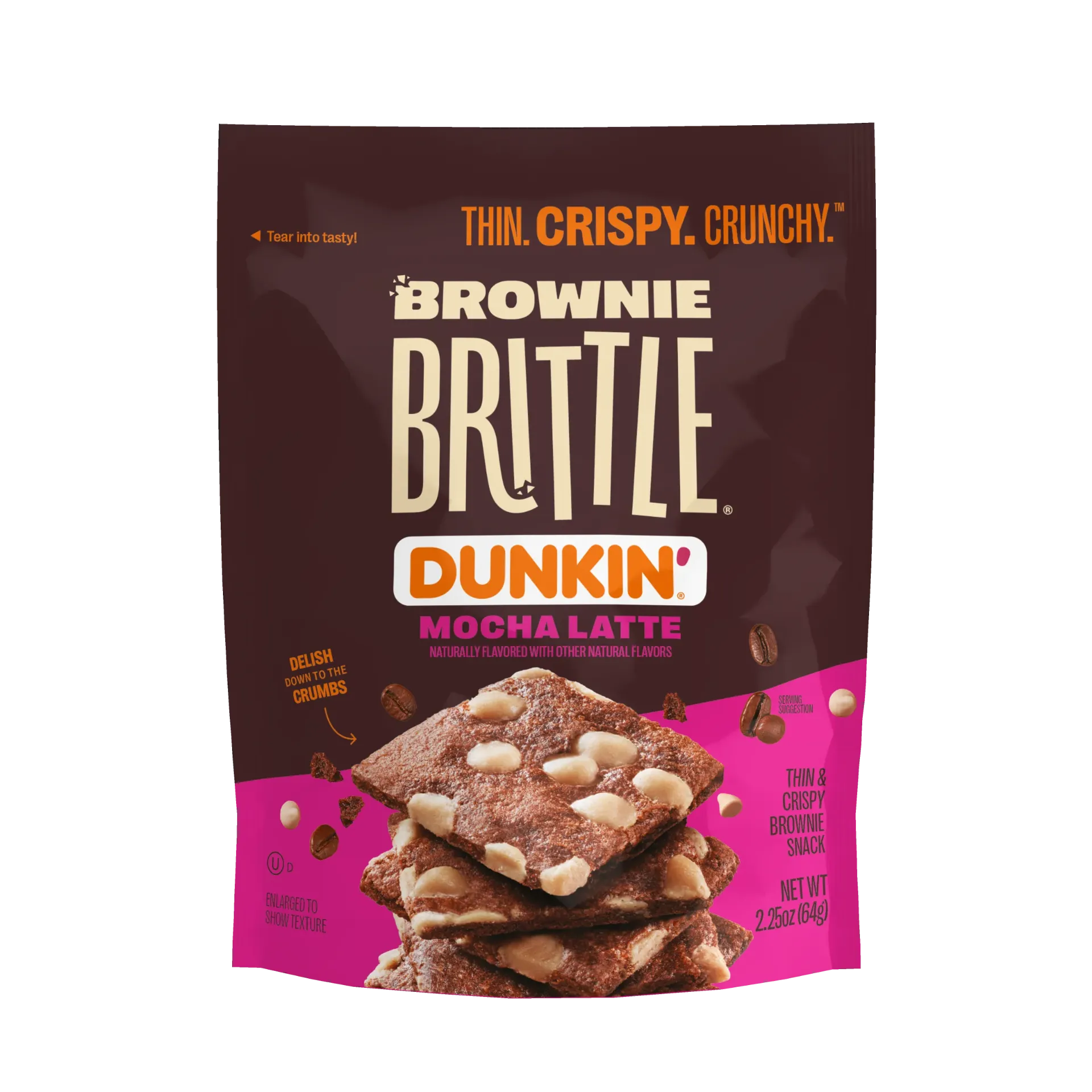 Brownie Brittle Dunkin Mocha Latte 8x64g