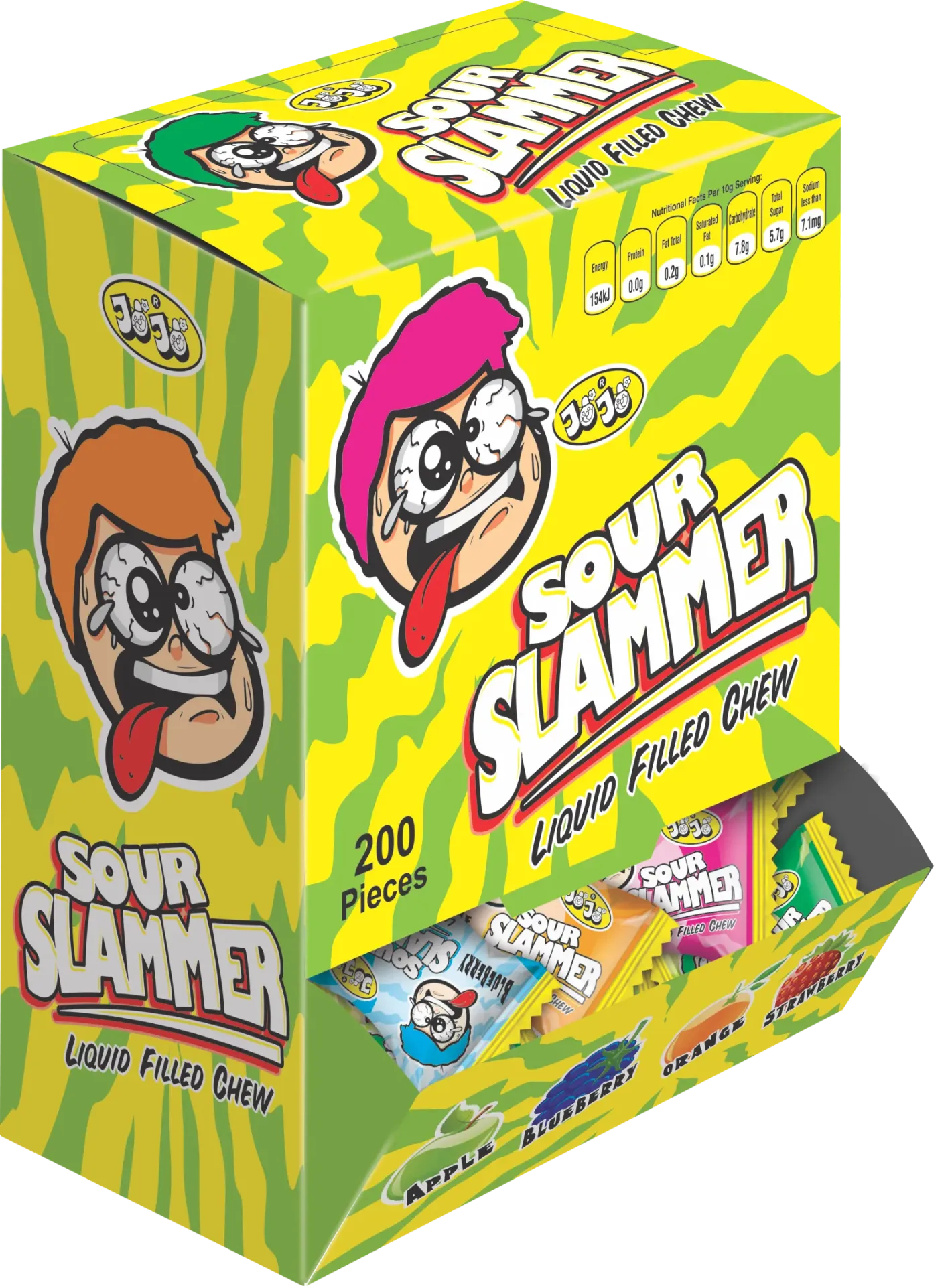 JoJo Sour Slammer 4.5g 1x200pc