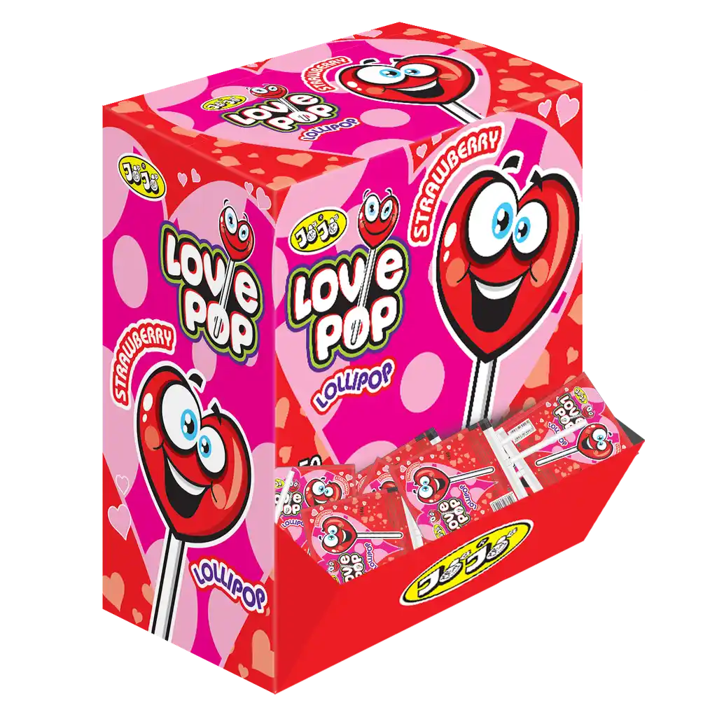 JoJo Love Pop Lollipop Dropbox 1x50pc