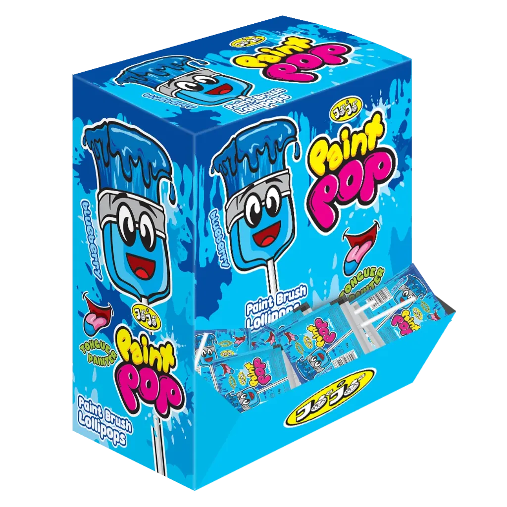 JoJo Paint Brush Lollipop Dropbox 1x50pc
