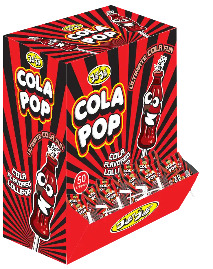 JoJo Cola Pop Lollipop Dropbox 1x50pc