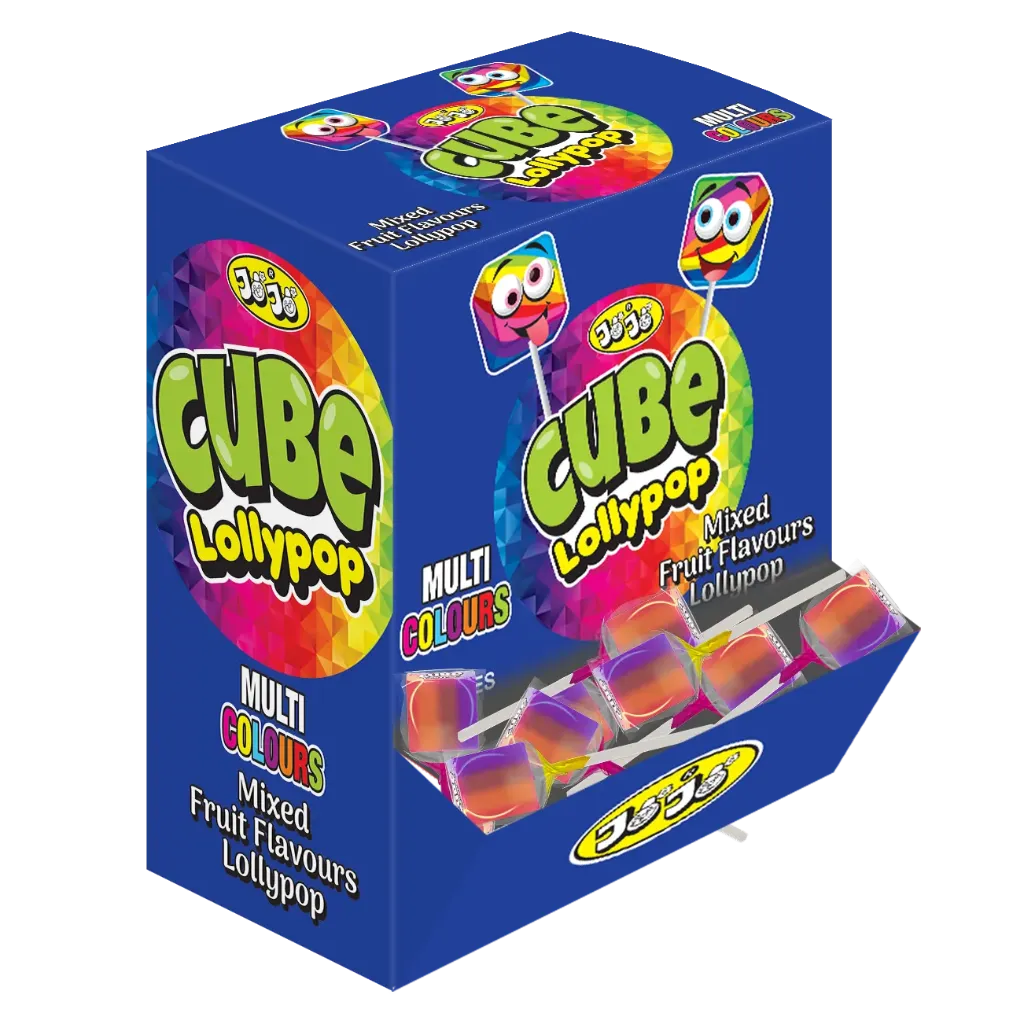 JoJo Cube Pop Lollipop Dropbox 1x50pc