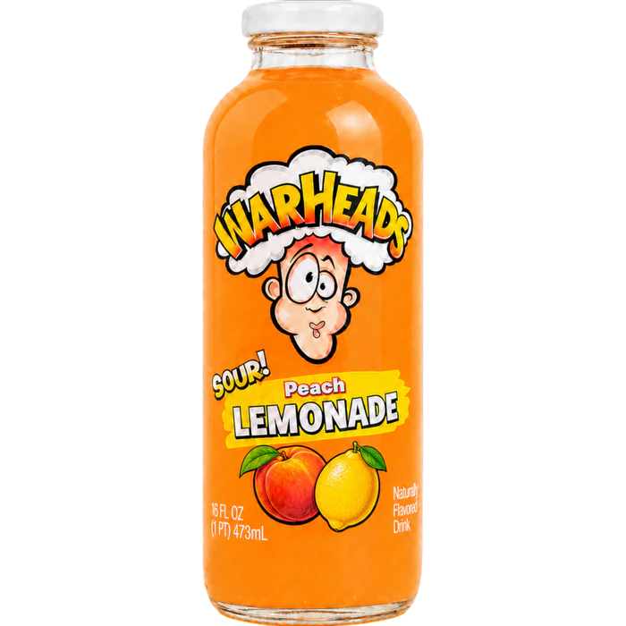 Warhead Sour Peach Lemonade 12x473ml