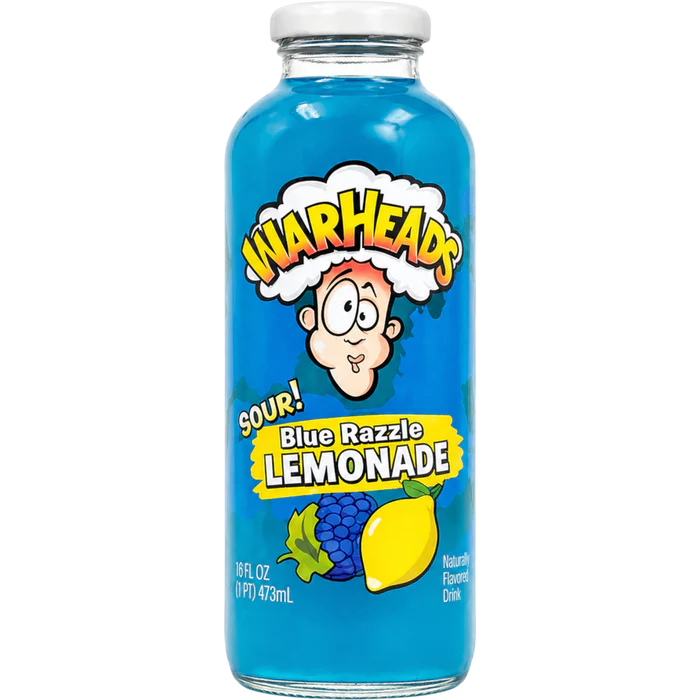 Warhead Sour Blue Raspberry Lemonade 12x473ml