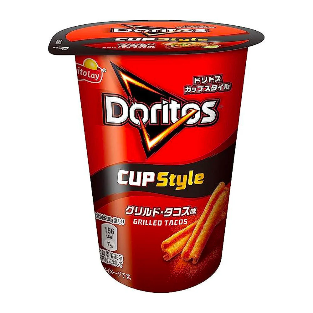 Frito Lay Doritos Japan Cup Style Mexican Tacos 12x60g