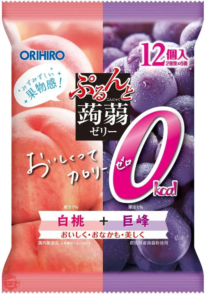 ORIHIRO Purun and Peach + Kyoho Grape 12x216g